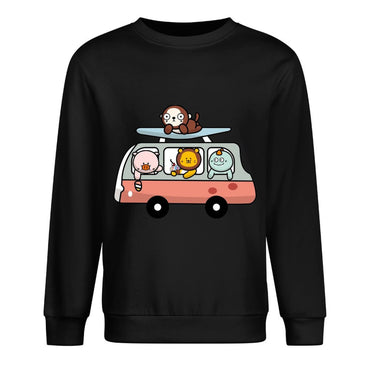 Front Patterned Long Sleeve TopEssential Reliable