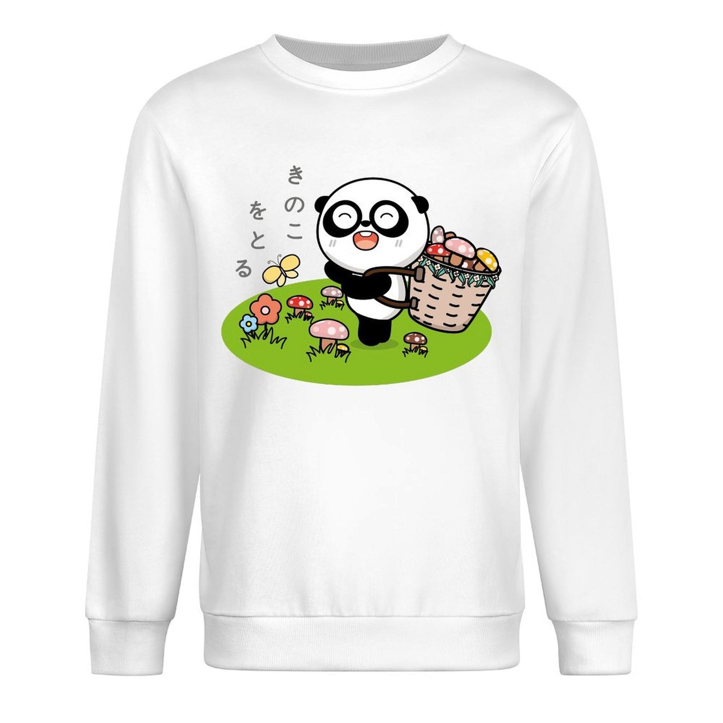 Front Patterned Long Sleeve TopPocket Tee Made-to-Order