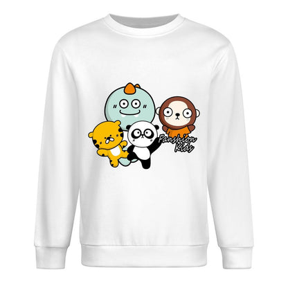 Front Patterned Long Sleeve TopShrink-Resistant Tear-Resistant