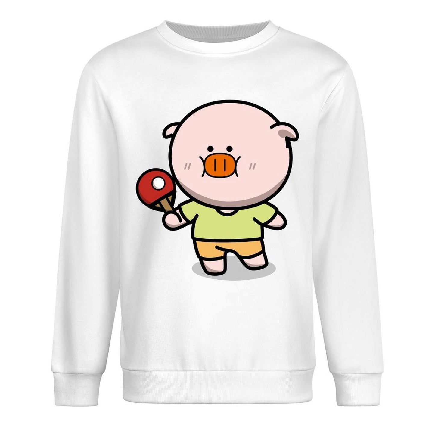 Front Patterned Long Sleeve TopSmooth Feel Studio