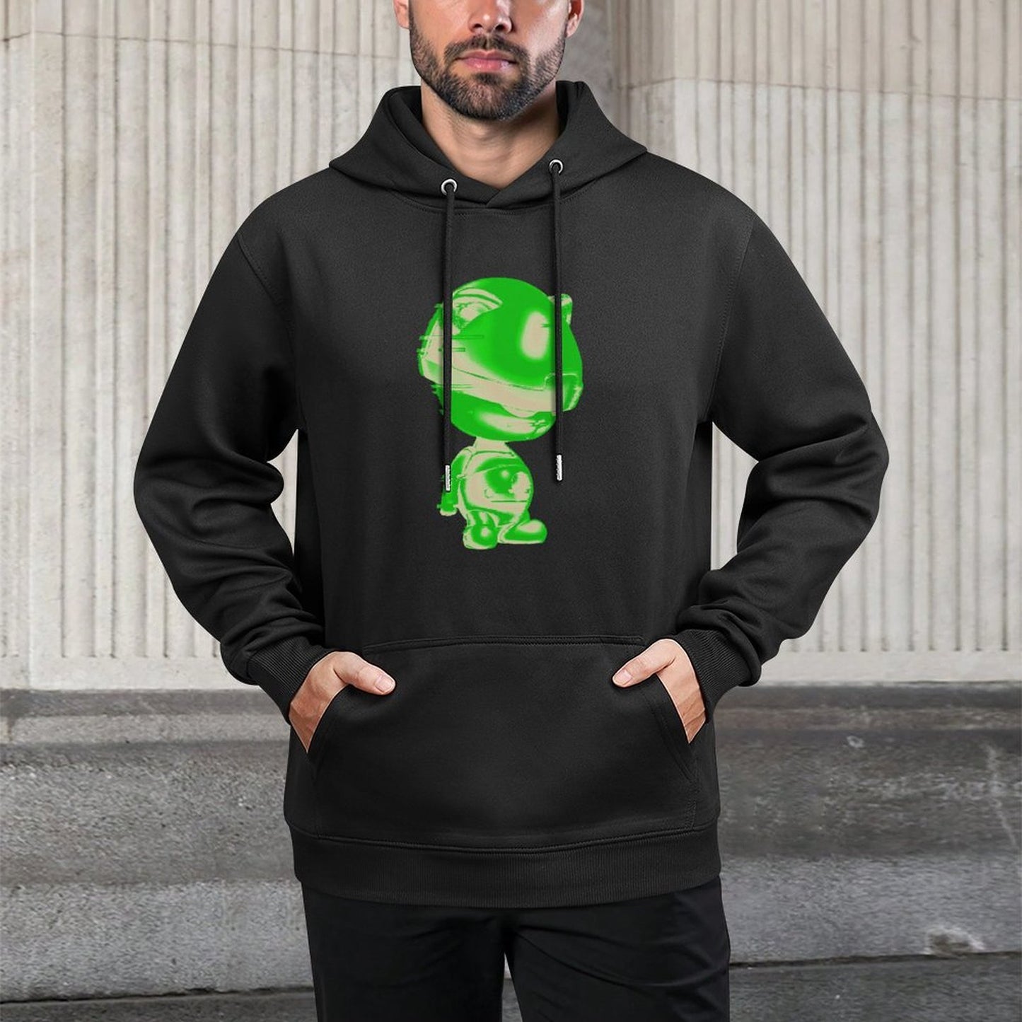 Hoodie Front PatternStrong SoftTouch