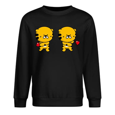 Front Patterned Long Sleeve TopSoft Neutral