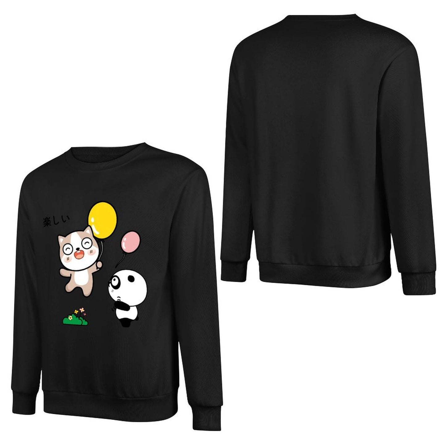 Front Patterned Long Sleeve TopDesign-Your-Own StreetStyle