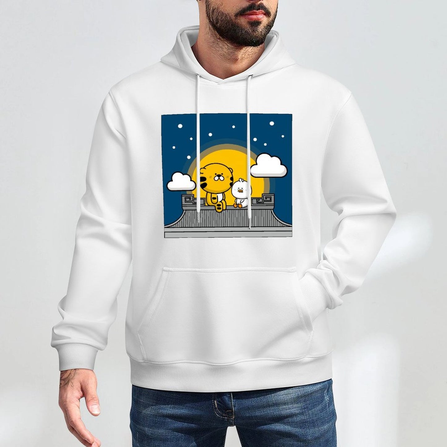 Front Graphic HoodiesUltra Durable Fade-Resistant