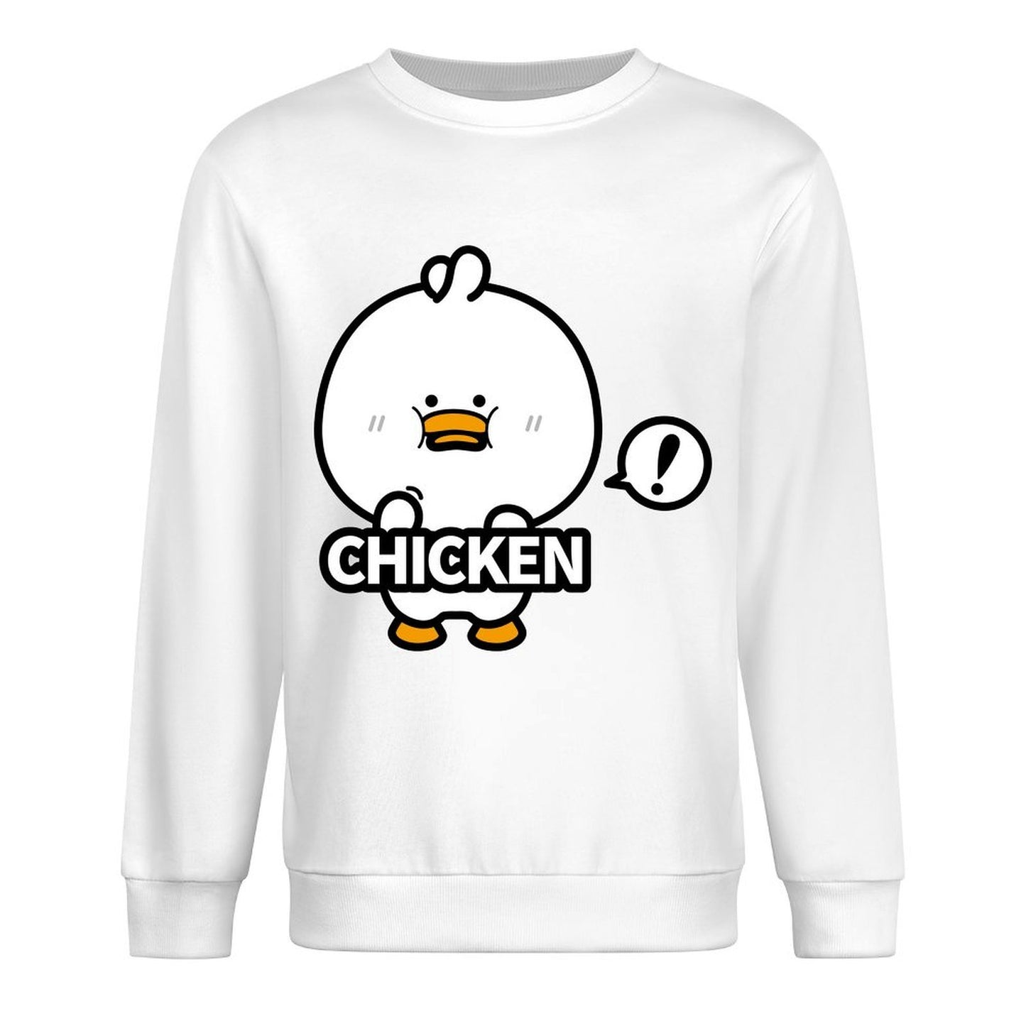 Front Patterned Long Sleeve TopEasy-Care Minimal