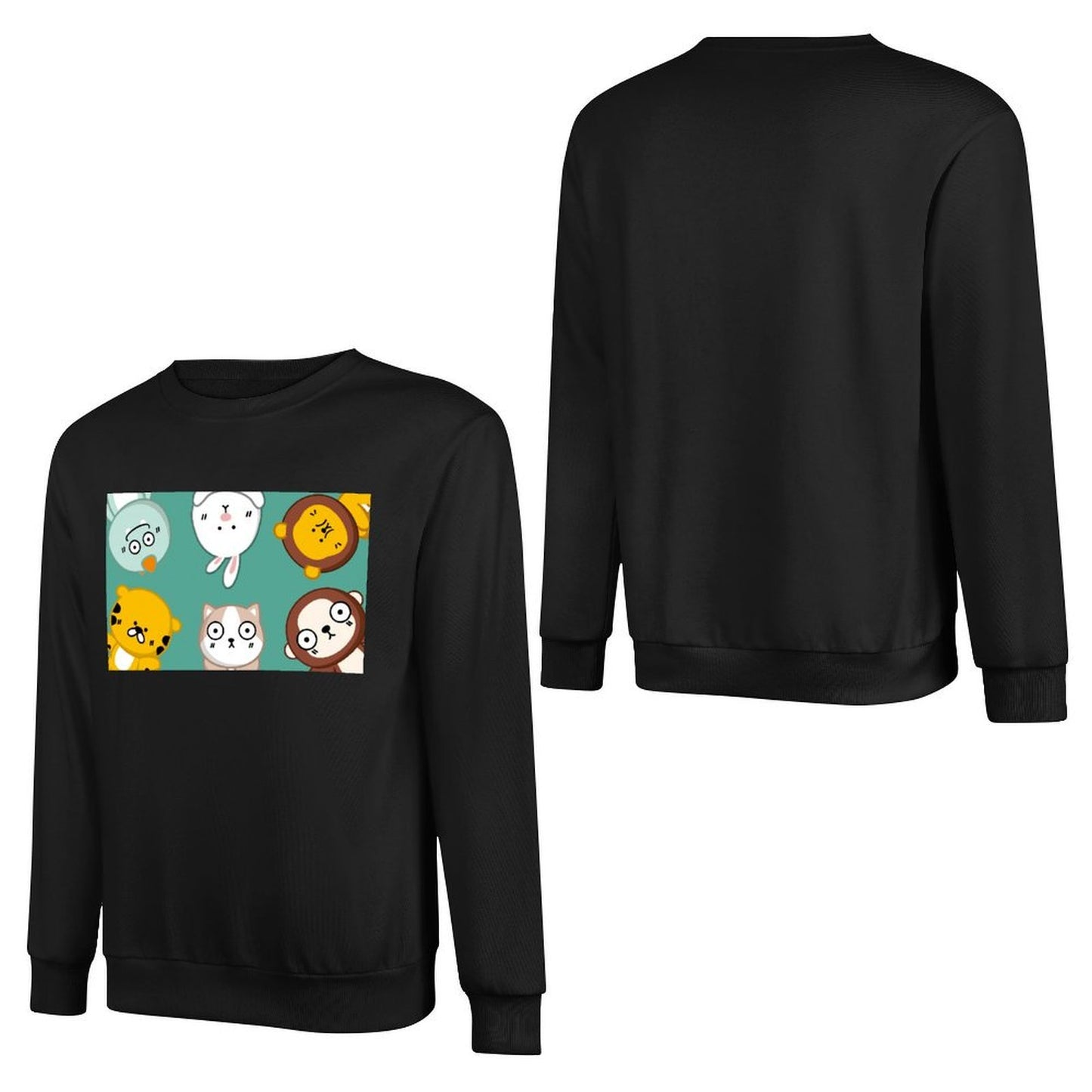 Front Patterned Long Sleeve TopDurable Eco / Sustainable