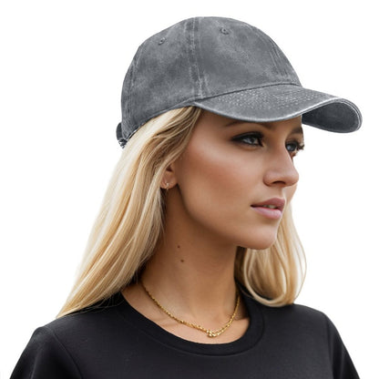 Custom washed grey cowboy hat