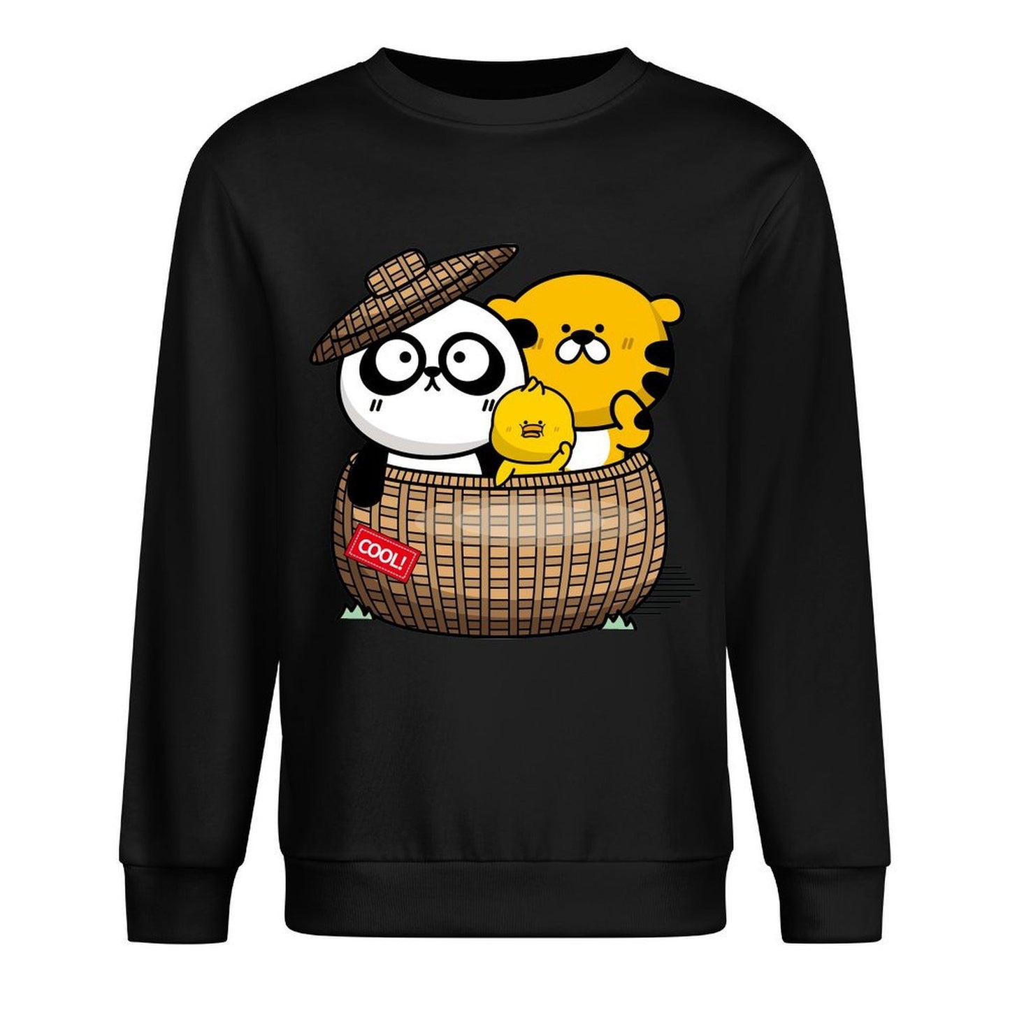 Front Patterned Long Sleeve TopDesign-Your-Own High-Quality