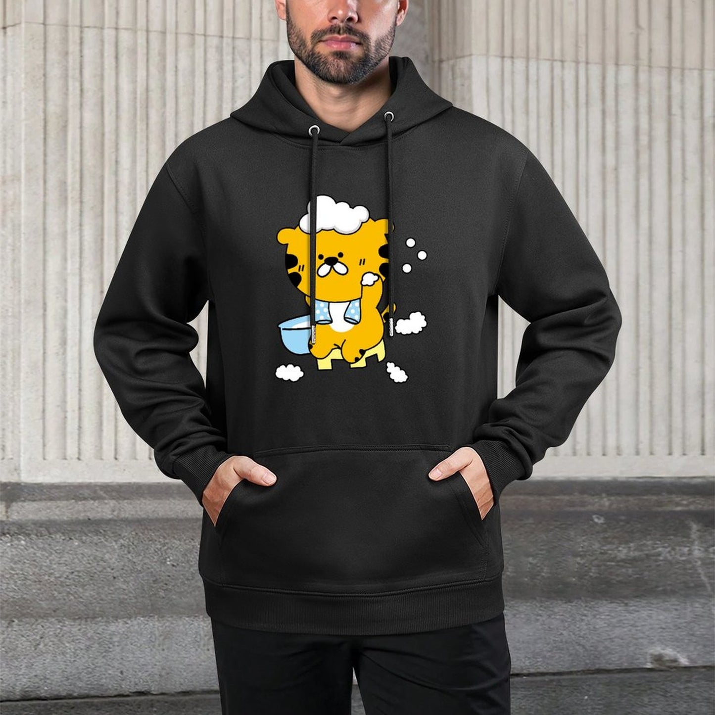 ComfortSeries LooseFit Front Graphic Hoodies