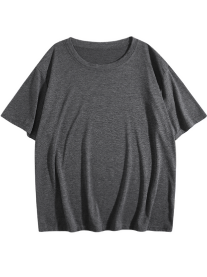 Customizable Front Design Women's Short Sleeve Dark Gray