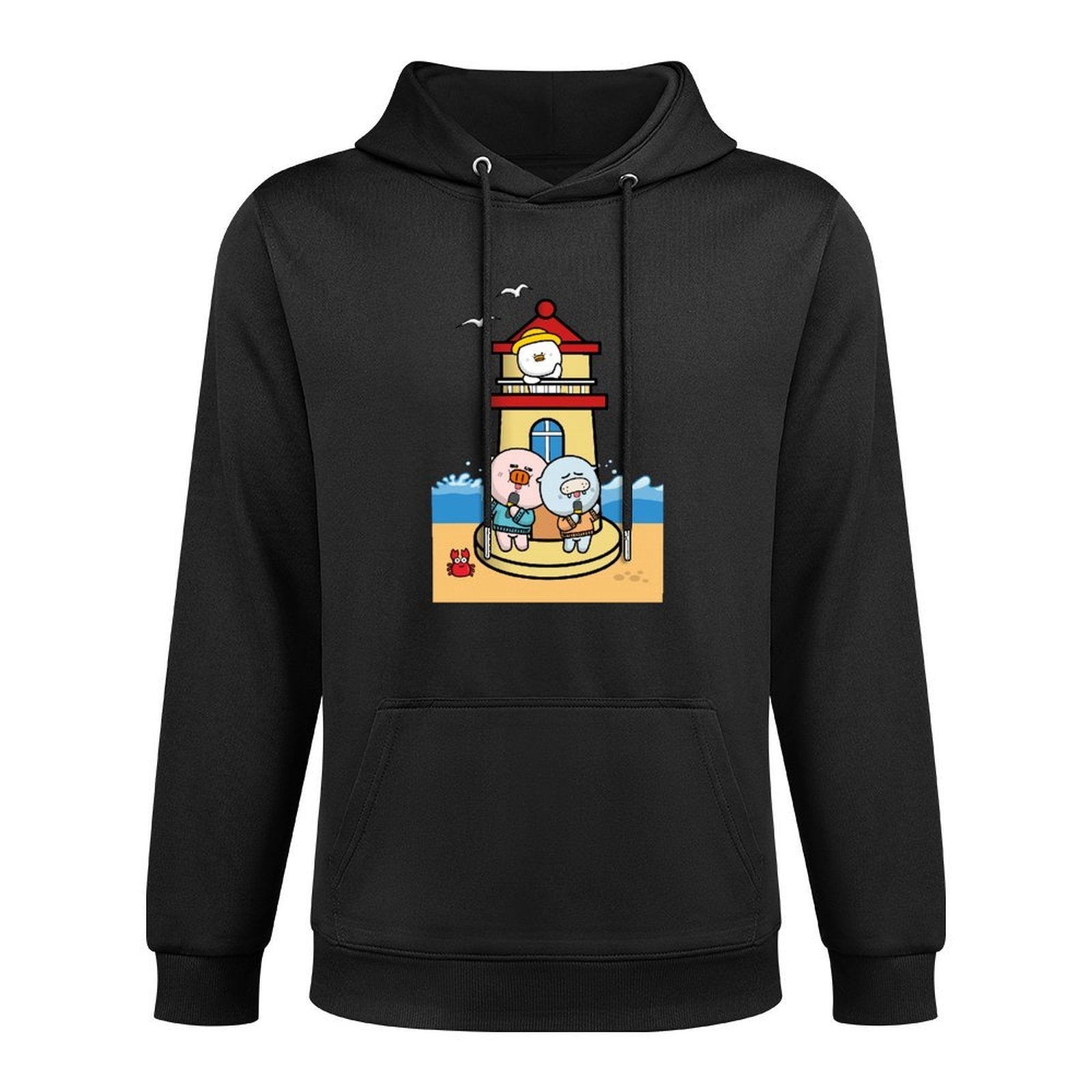 LooseFit CityStyle Front Graphic Hoodies
