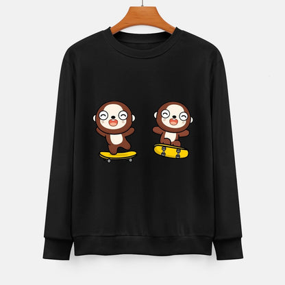  Front Patterned Long Sleeve TopPromotional Colorfast