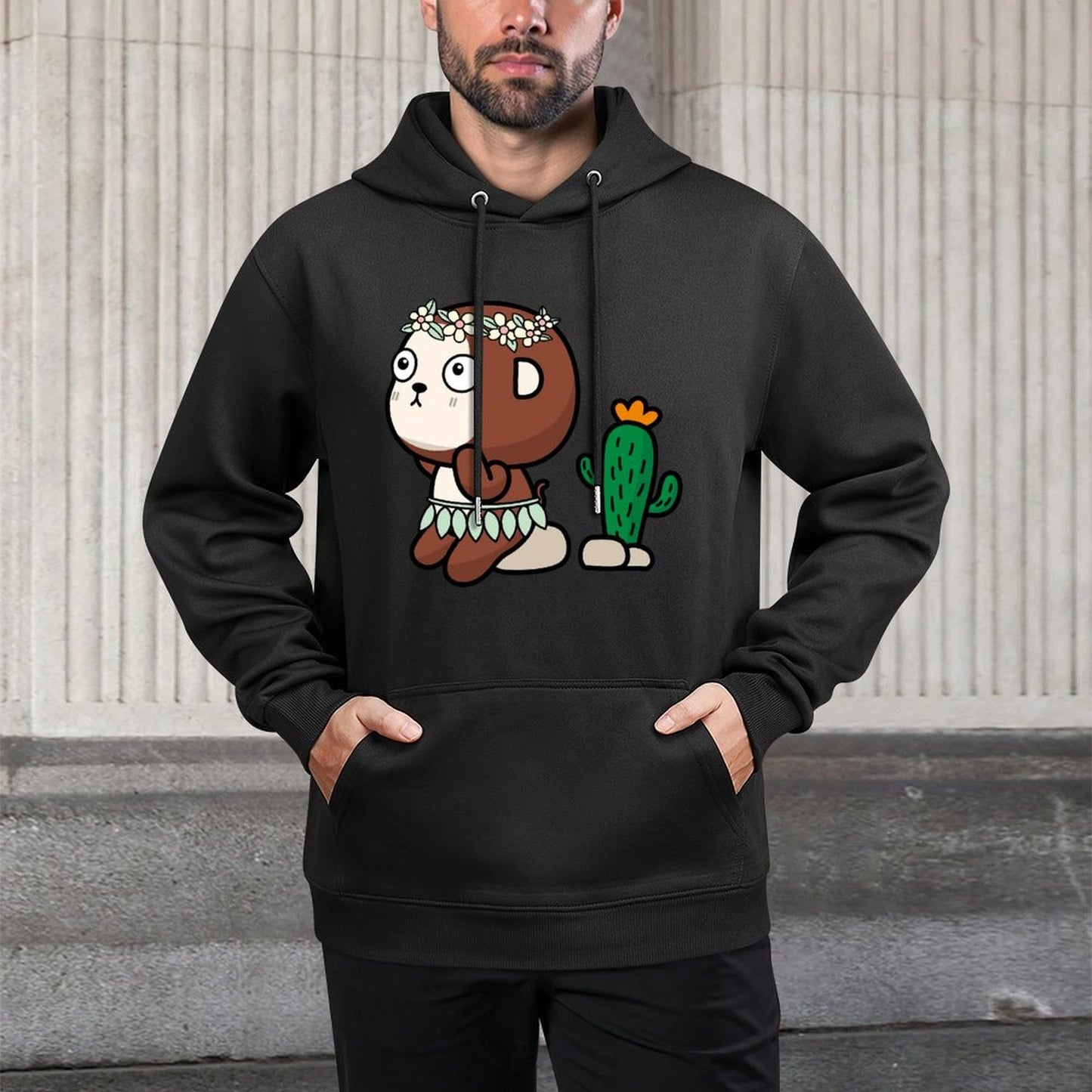 Easy-Care Timeless Front Graphic Hoodies