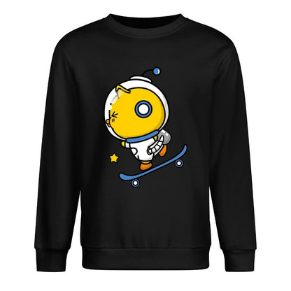 Front Patterned Long Sleeve TopActiveWear Lifestyle