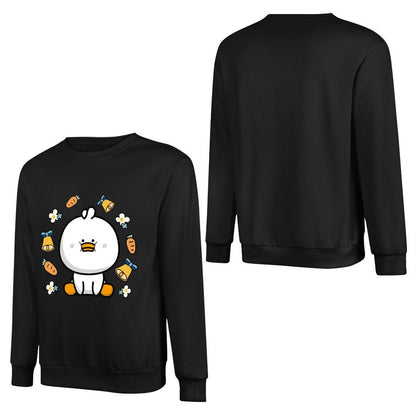 Front Patterned Long Sleeve TopColorfast Unisex