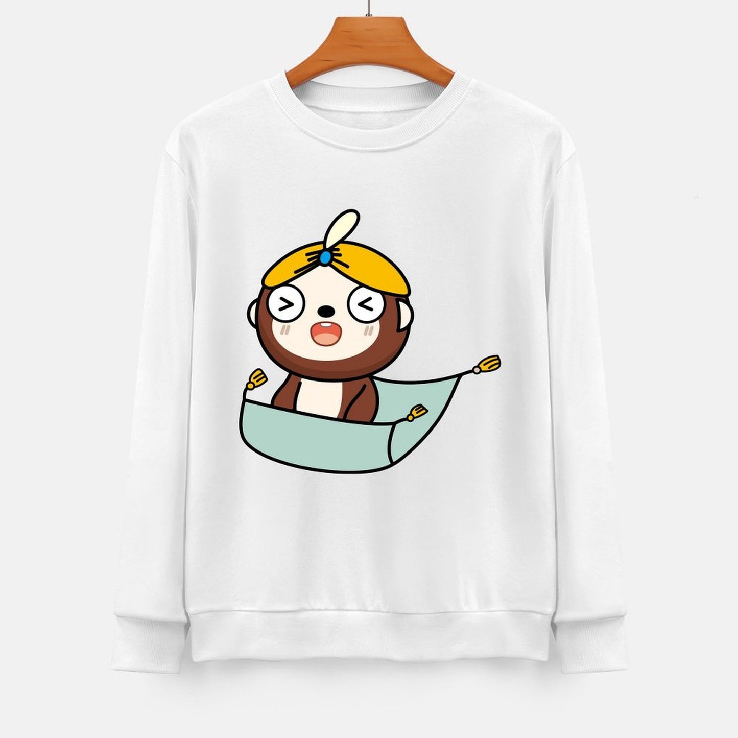 Front Patterned Long Sleeve TopPrinted Fresh