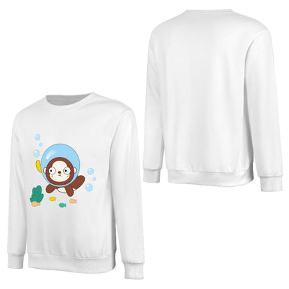 Front Patterned Long Sleeve TopModern 100% Cotton