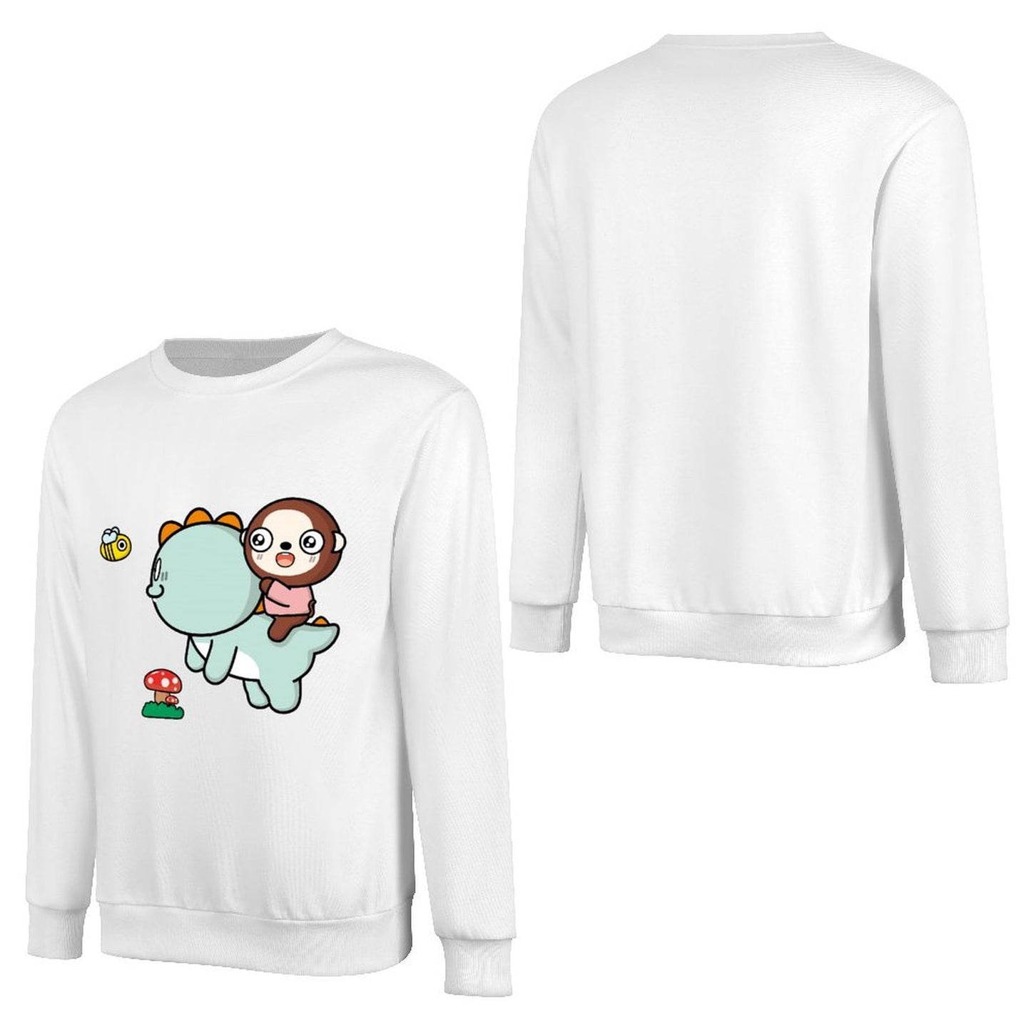 Front Patterned Long Sleeve TopPureStyle PremiumSeries