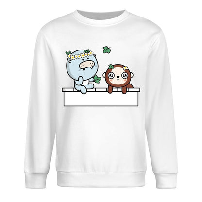 Front Patterned Long Sleeve TopNeutral CleanCut