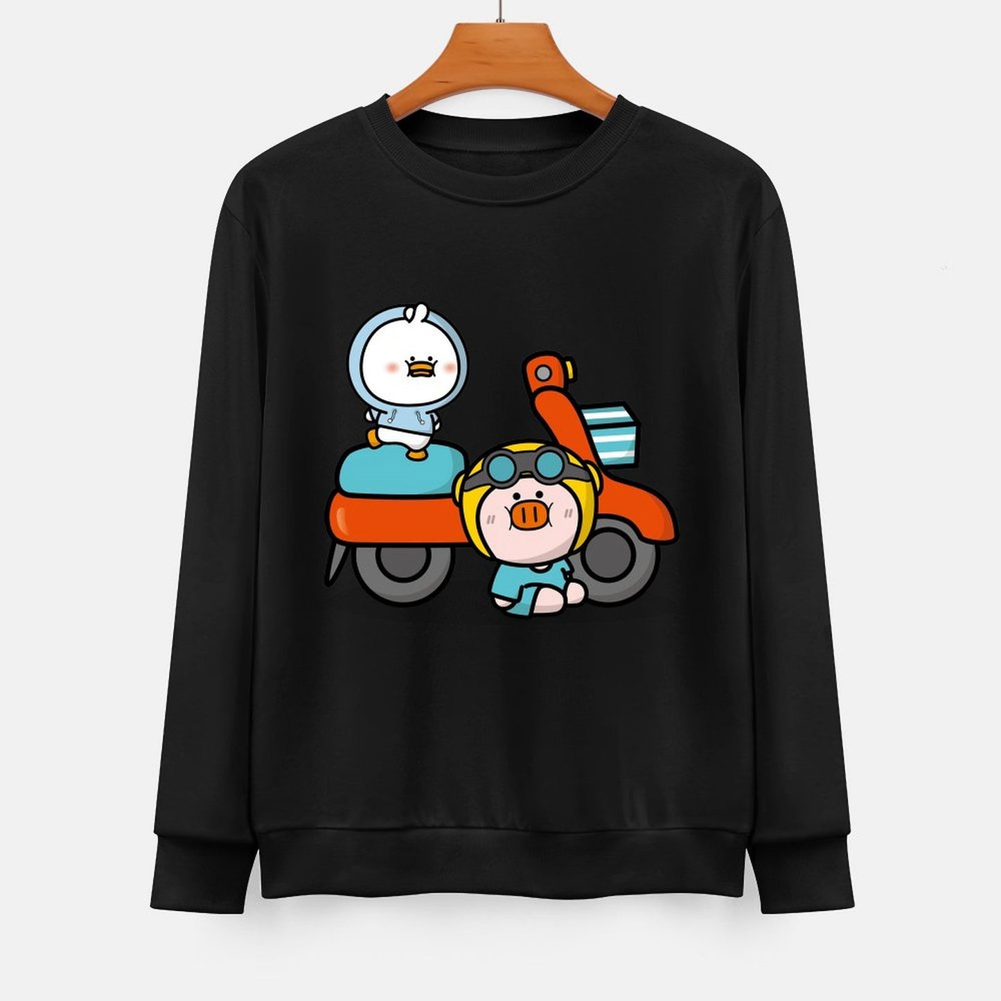 IPBR 250g Crew Neck Long Sleeve Sweatshirt Front GraphicCrew Neck Long Sleeve Sweatshirt4000339