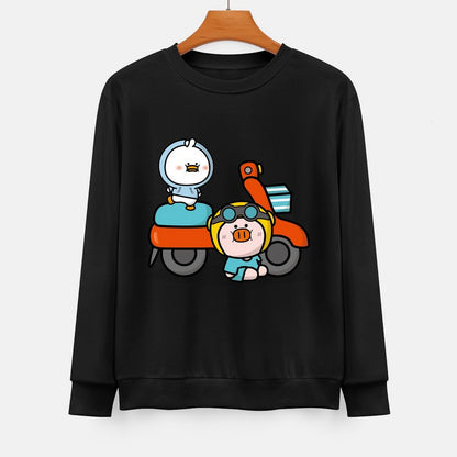 IPBR 250g Crew Neck Long Sleeve Sweatshirt Front GraphicCrew Neck Long Sleeve Sweatshirt4000339