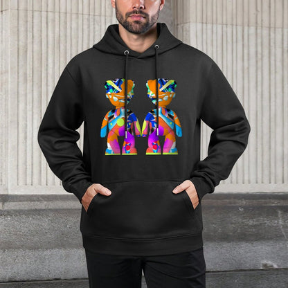 IPIB 250g Hooded Pocket Sweatshirt Front GraphicMen's Hooded  Sweatshirt6000146-1