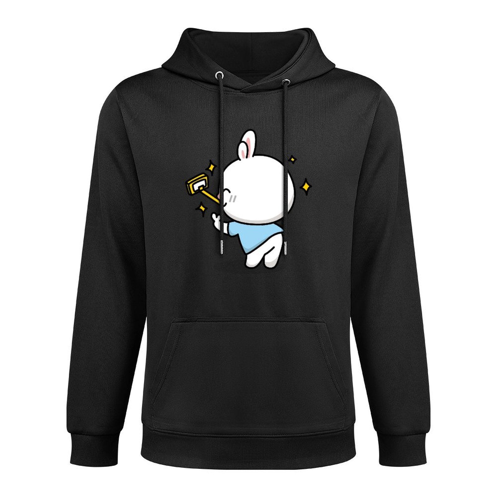 SimpleFit Solid Front Graphic Hoodies