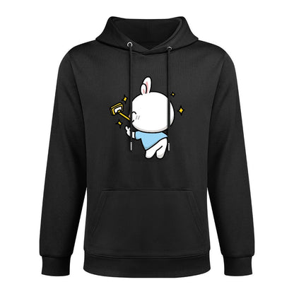 SimpleFit Solid Front Graphic Hoodies