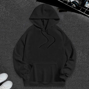 Custom high-quality black hoodie