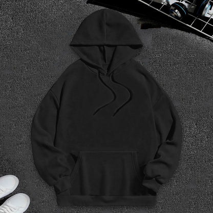 Custom high-quality black hoodie