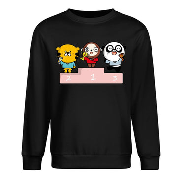 Front Patterned Long Sleeve TopEverydayFit Shrink-Resistant