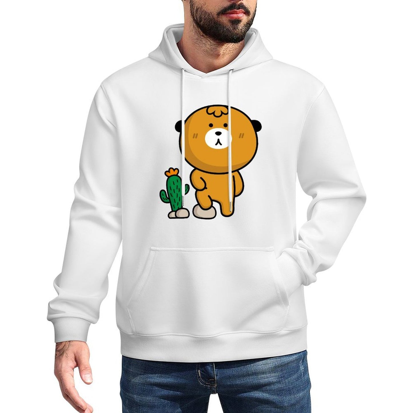 Smooth Relaxed Front Graphic Hoodies