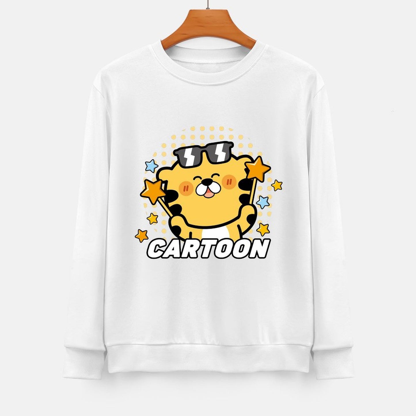 Front Patterned Long Sleeve TopModern Refined