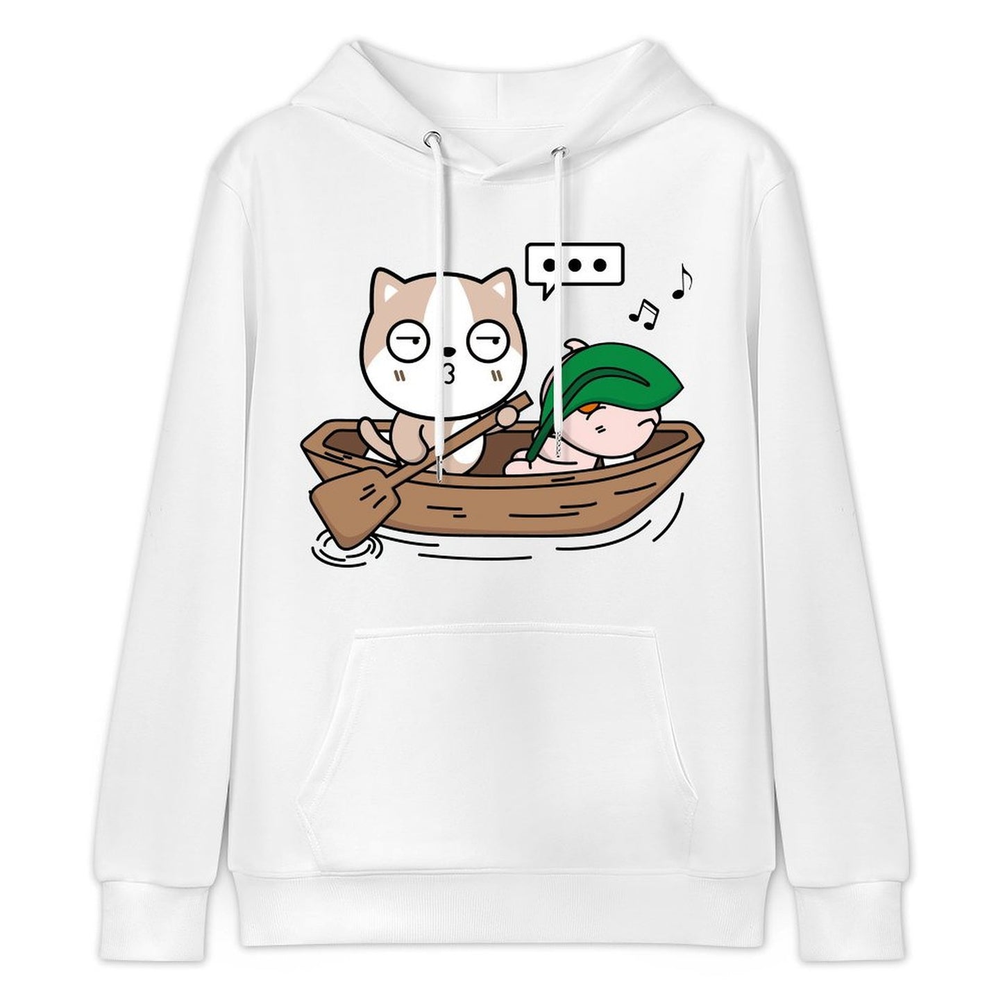 EasyStyle Pocket Tee Front Graphic Hoodies