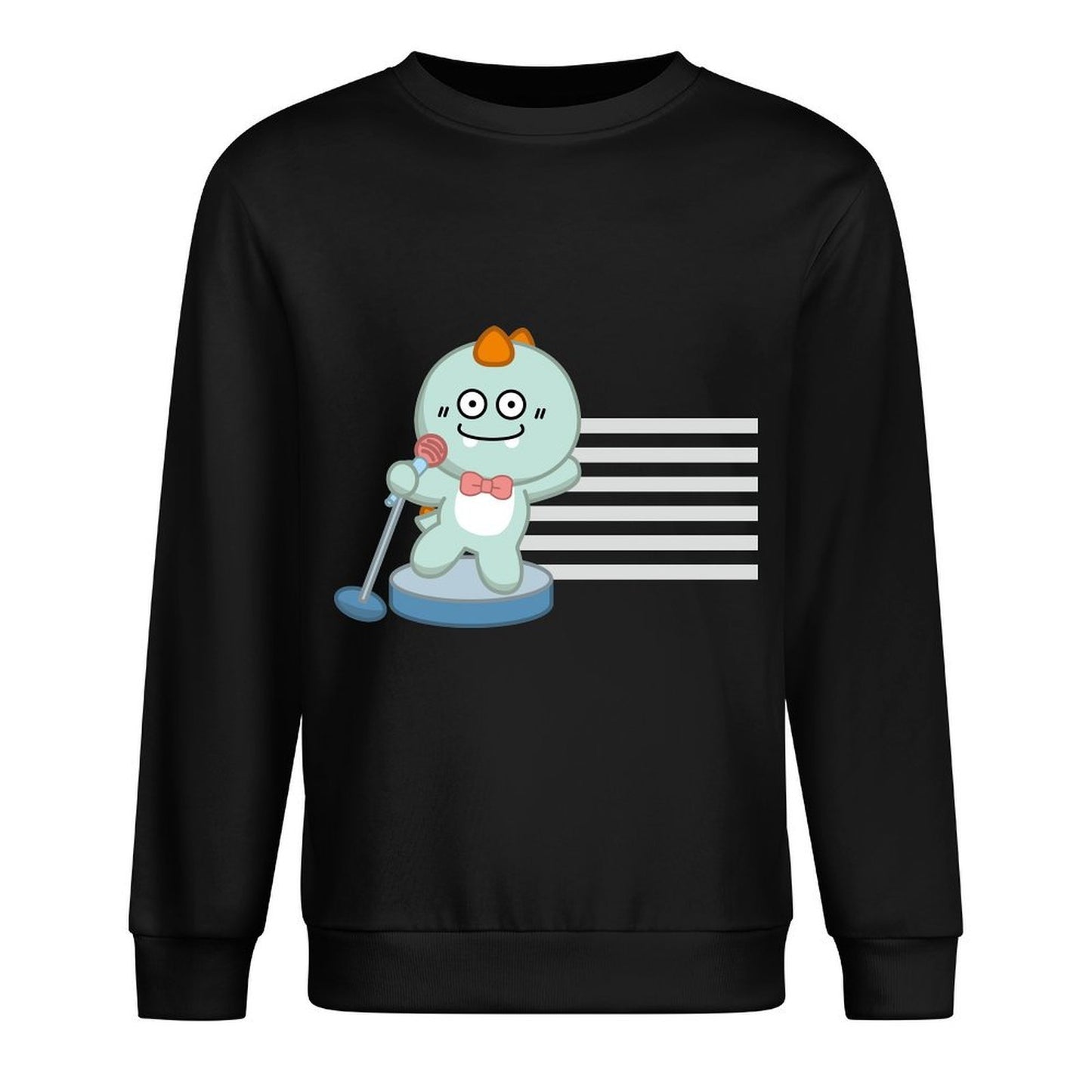 Front Patterned Long Sleeve TopPremium Daily