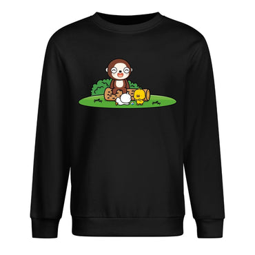 Front Patterned Long Sleeve TopLong Lasting Eco / Sustainable