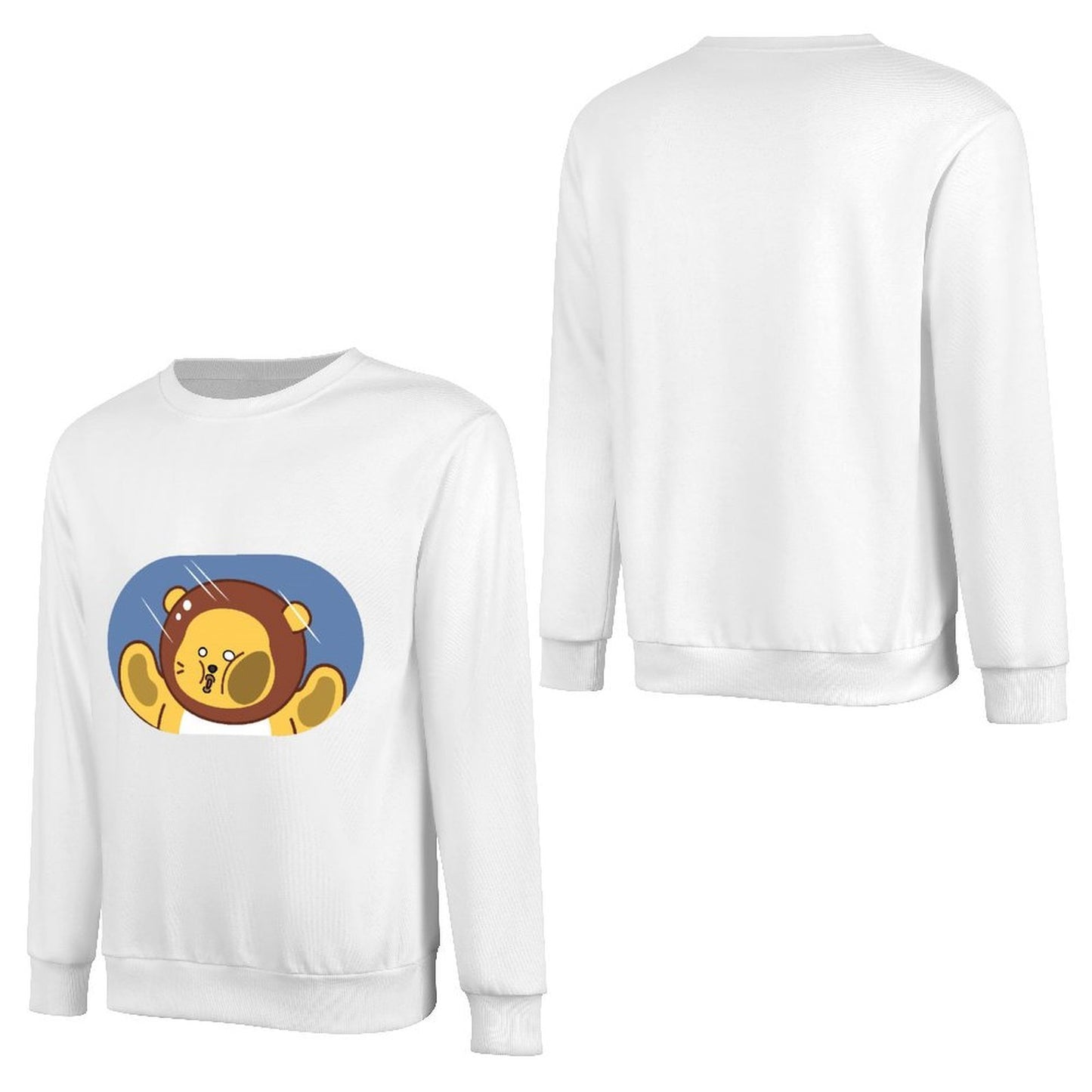 Front Patterned Long Sleeve TopSimple Long Lasting