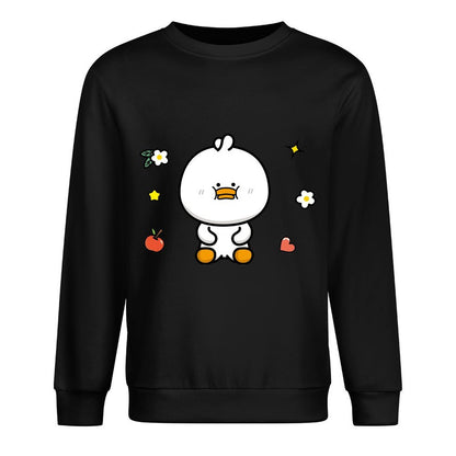 Front Patterned Long Sleeve TopCasual Fresh