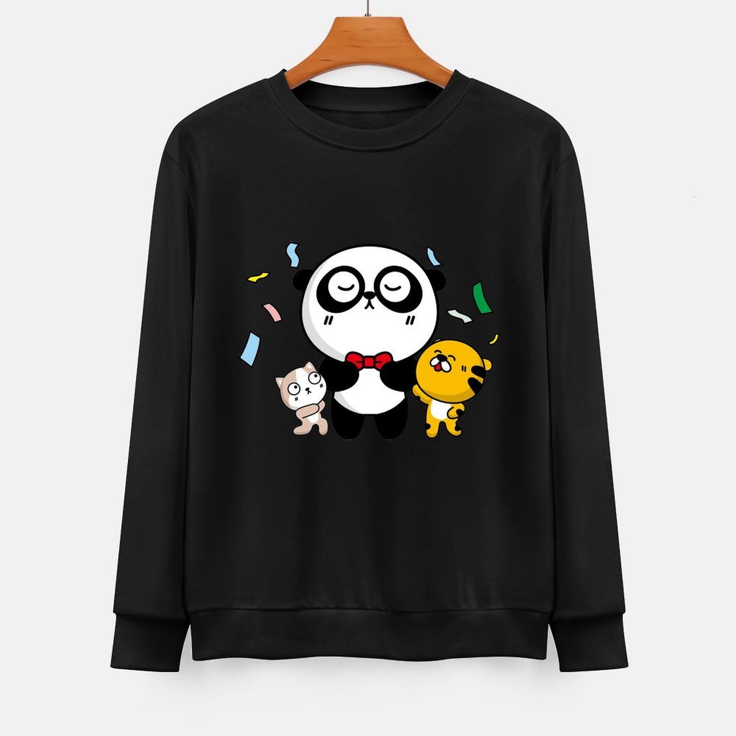 Front Patterned Long Sleeve TopHeavyweight EverydaySeries