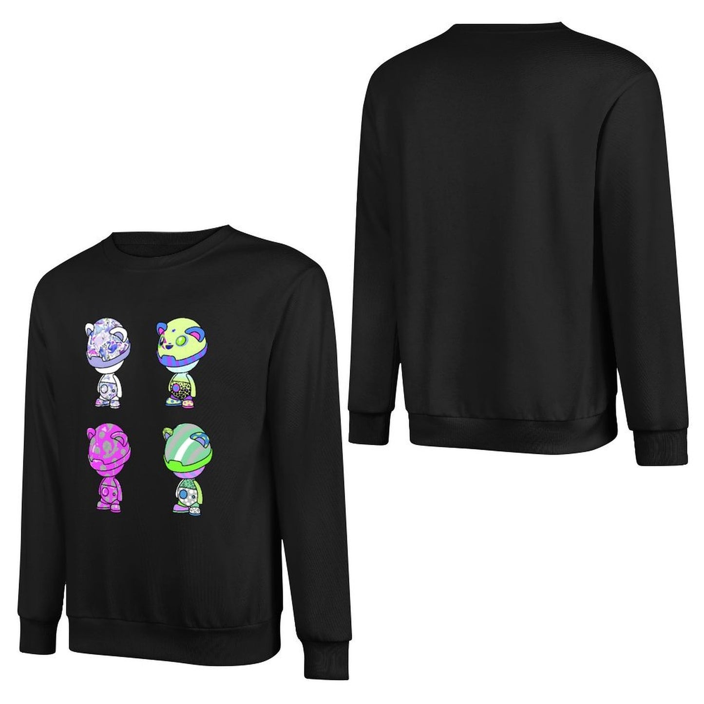 IPIB 250g Crew Neck Long Sleeve Sweatshirt Front GraphicCrew Neck Long Sleeve Sweatshirt6000073-4