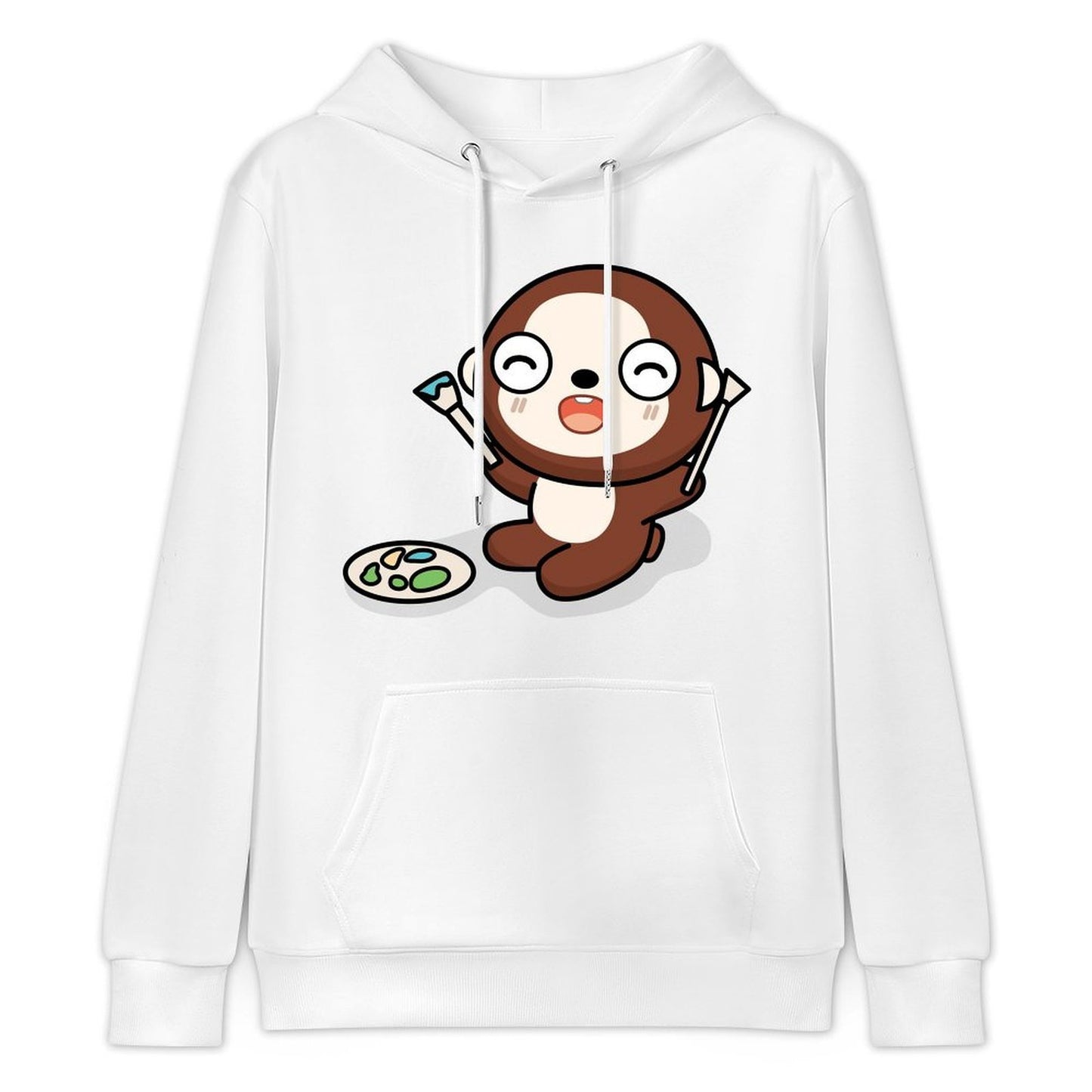 Neutral Reliable Front Graphic Hoodies