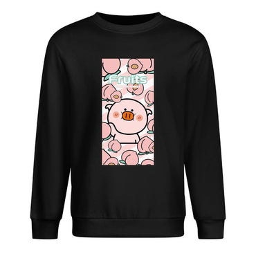 Front Patterned Long Sleeve TopStandard Softstyle