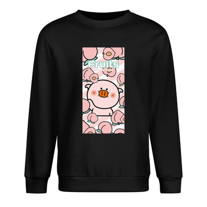 Front Patterned Long Sleeve TopStandard Softstyle