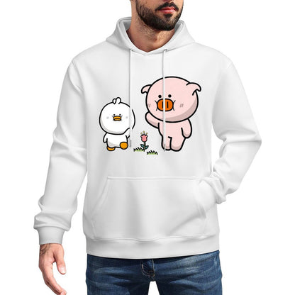 Street Minimal Front Graphic Hoodies