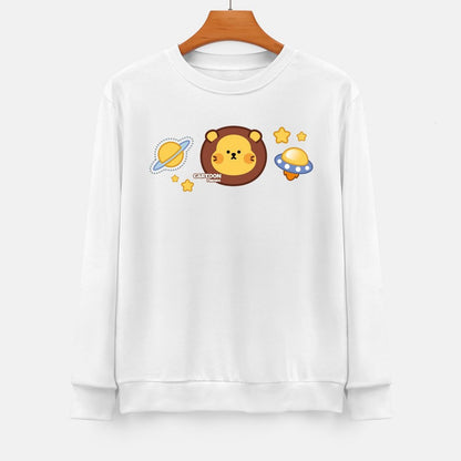 Front Patterned Long Sleeve TopClassic Fit TimelessStyle