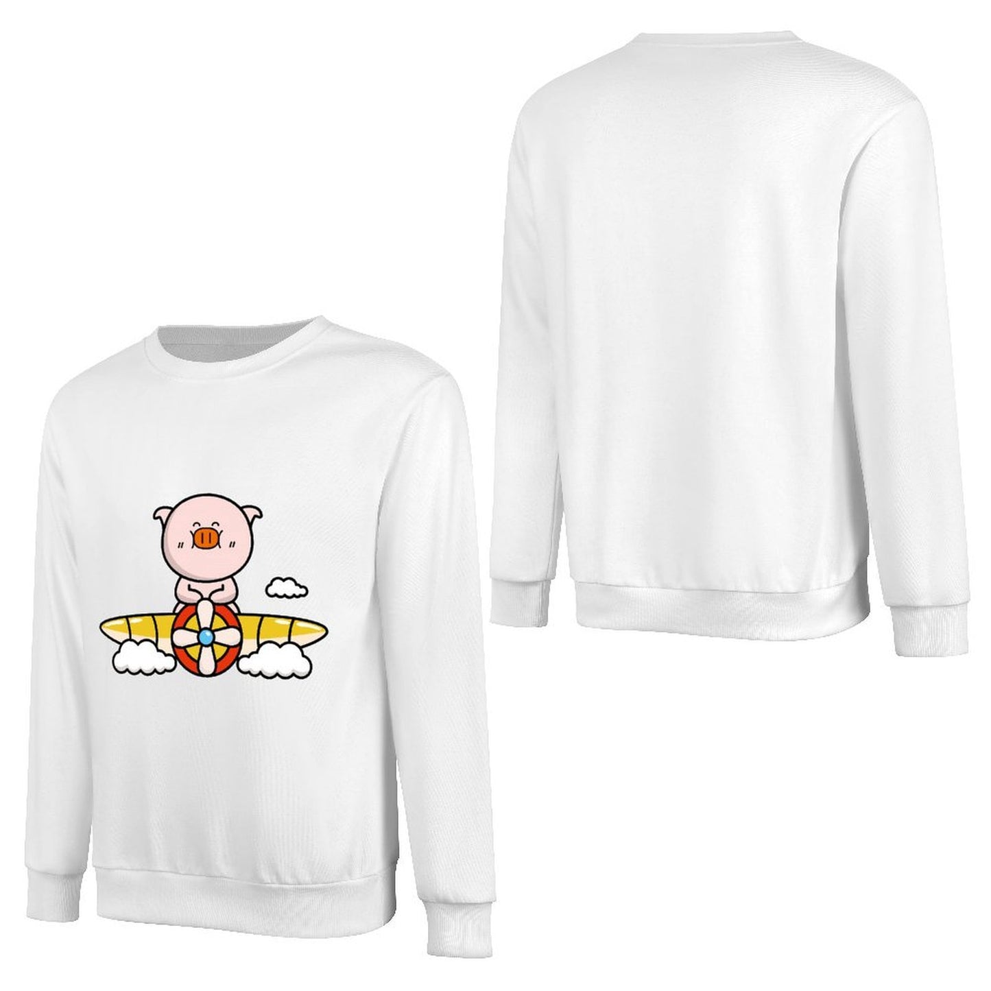 Front Patterned Long Sleeve Top Retro StreetLine
