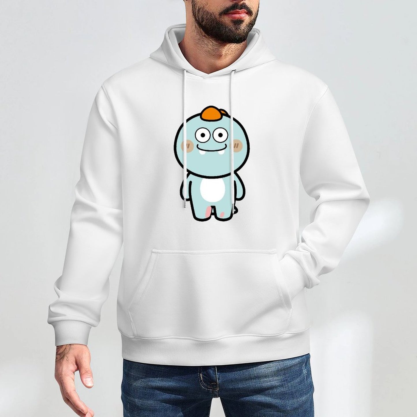 Front Graphic HoodiesNeutral LooseFit