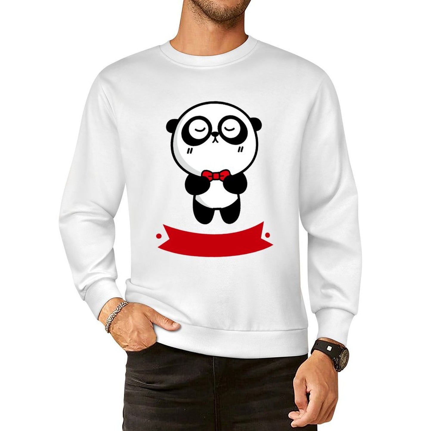 Front Patterned Long Sleeve TopPremium Fitted