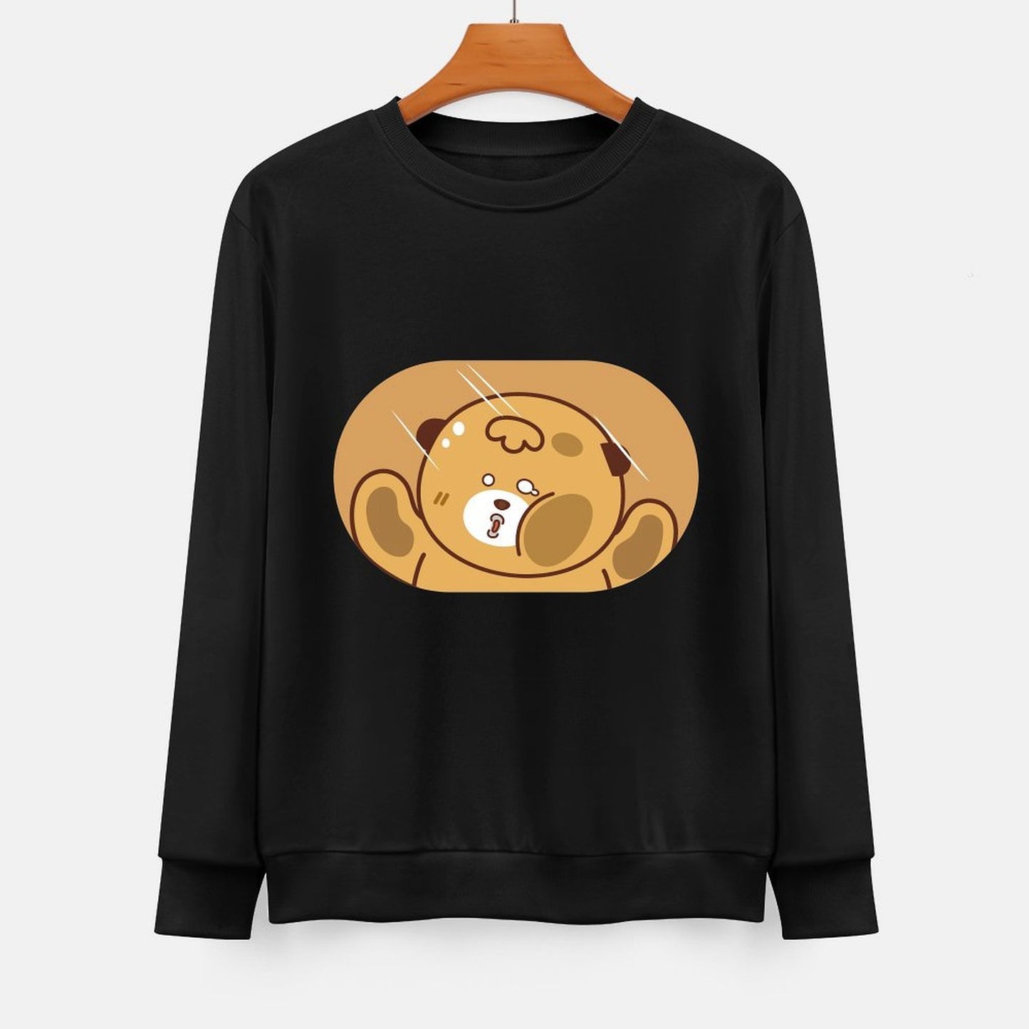  Front Patterned Long Sleeve TopPureStyle SmoothWear