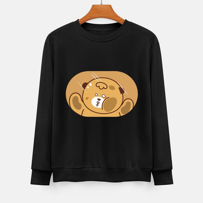  Front Patterned Long Sleeve TopPureStyle SmoothWear